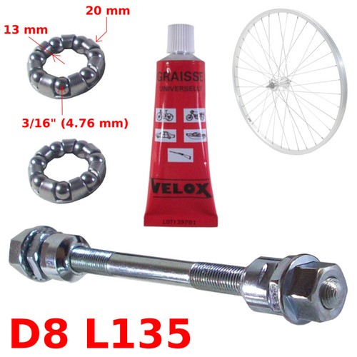 Kit axe roue - axe, avant