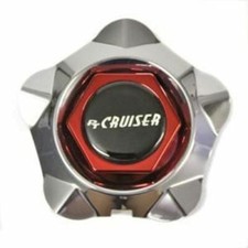 PT CRUISER WHEELS CENTER CAPS CHROME RED 2275