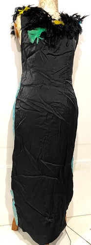 Ancienne robe noire zippé - ancienne,