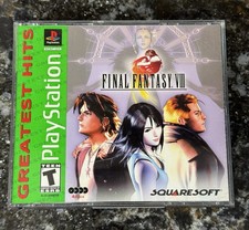 Final Fantasy VIII 8 (Sony PlayStation, 1999) Squaresoft TESTED NICE!!