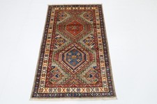 Tapis oriental en laine nouée à la main traditionnel afghan 3 x 4 pieds...