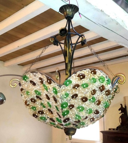 Lustre feux metal - 3,