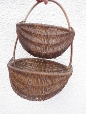 ancien double  PANIER OSIER