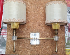 2 Appliques x 2  luminaires murales Vintages.B.E.