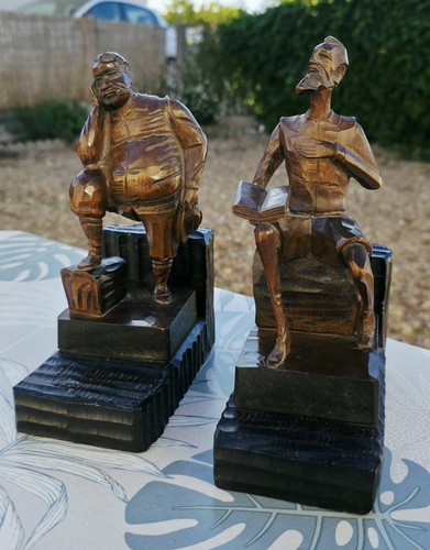 Paire serre livres bois - serre-livres,