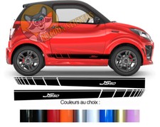 2 X BANDES BAS DE CAISSE POUR  LIGIER JS50 SANS PERMIS STICKER BD573-113