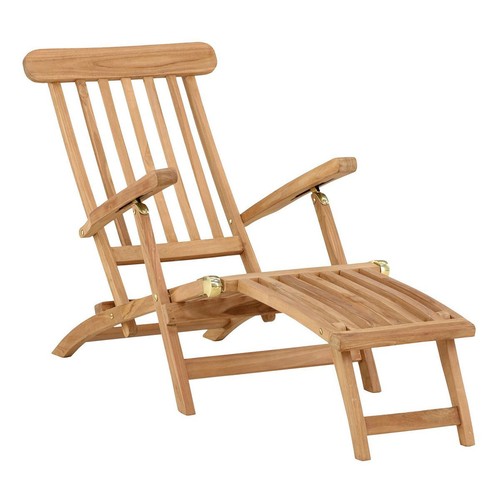 Chaise longue teck kenya - teck, "kenya"