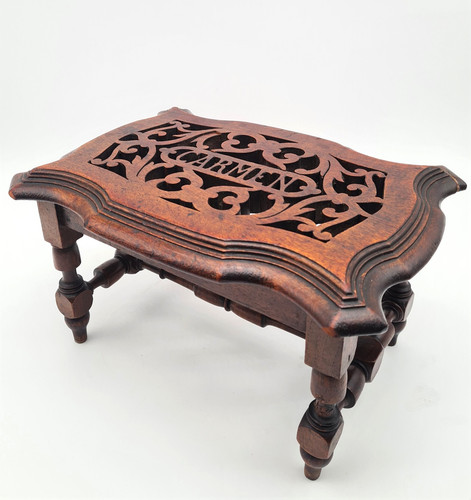 Ancien tabouret repose pieds - ancien, repose-pieds