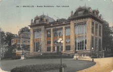 Postcard BELGIUM / BRUSSELS / MONTEFIORE MUSEUM / LEOPOLD PARK / STAMP ON THE REVERSE
