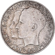 Monnaie, Belgique, Baudouin I, 50 Francs, 50 Frank, 1960, TTB+, Argent, KM:152.1