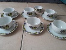SERVICE A CAFE 6 TASSES ET
