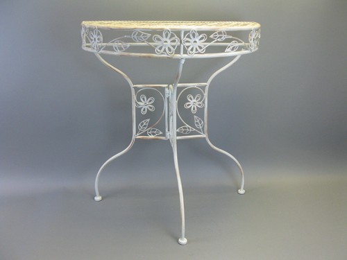 Table jardin fer couleur - de, en