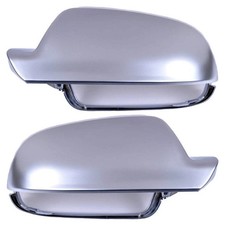 2 coque rétroviseur gris alu