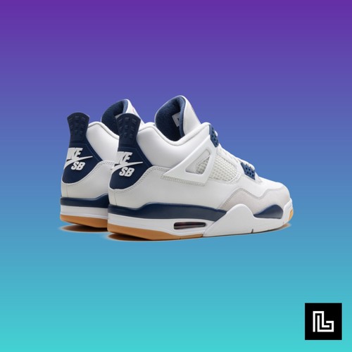 Nike air jordan 4 navy - sb,