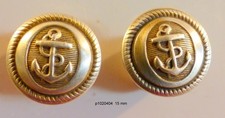 2  boutons  Anciens MARINE