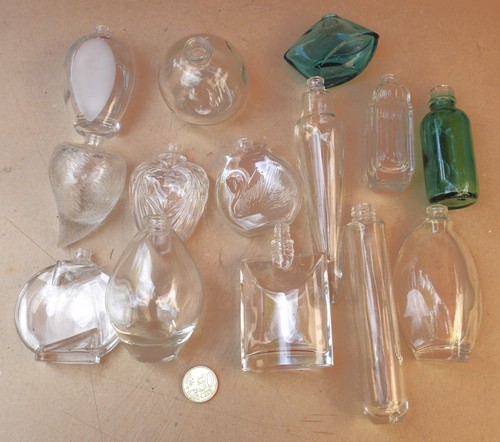 Lot fioles verre de - de,