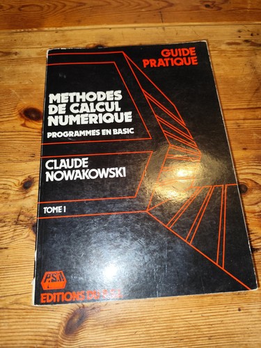 Livre methodes calcul - livre, "methodes
