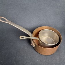 Lot Casserole Cuivre Vintage -