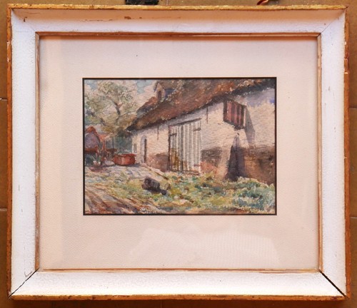 Tableau aquarelle ancienne - tableau,