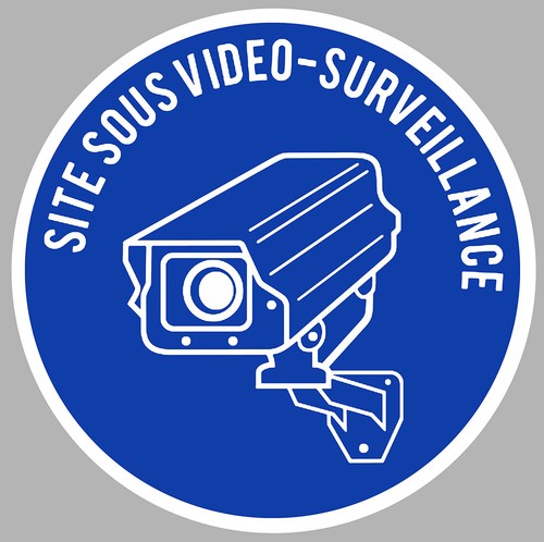 Site sous video surveillance - site,