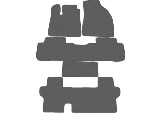 Graphite velour tapis sol - velour,