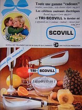 1967 SCOVILL ADVERTISING BOX OPENER HAIR DRYER MILLS - ADVERTISING