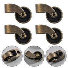 Roulettes de meubles robustes en alliage de zinc 4 pièces avec poignée amélio