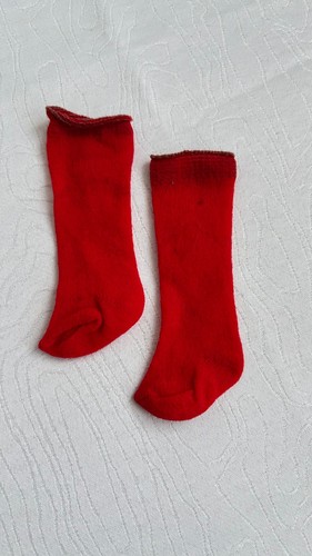 Paire chaussettes rouges - de,