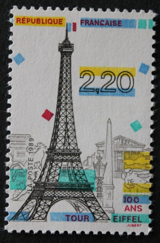 Timbre france tour eiffel - timbre,
