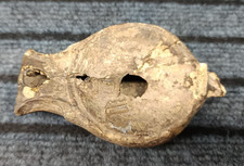 Lampe à Huile en Terre Cuite