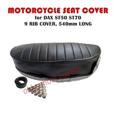 MOTORCYCLE SEAT COVER fits HONDA DAX ST50 ST70 WITH SEAT BUTTONS & STRAP
