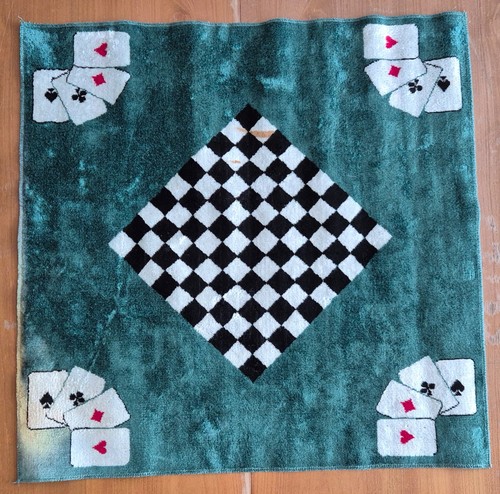 Tapis jeu cartes ancien - jeu,