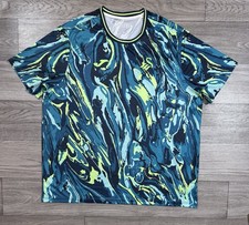 Swansea City Training Football Jersey Soccer Shirt Blue Green Graphic Joma 4XL