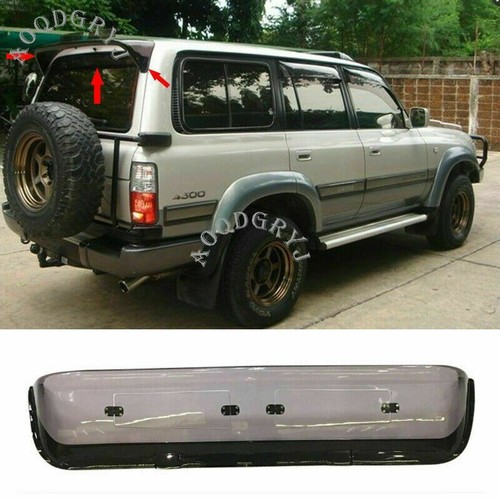 Rear spoiler rain visor window - rear,
