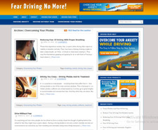 Gagnez de l'argent en ligne Driving Fear Affiliate Website / Blog - Free...