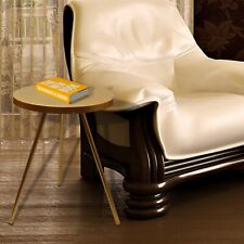 Stylé Doré 3 Jambe Côté Table Fin Table/Salle à Manger Maison Accent Décoration