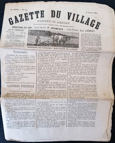 Gazette village avril - 2,