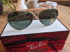Lunettes Ray-Ban aviator outdoorsman L2112 USA Bausch & Lomb vintage