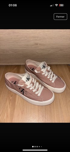 Basket femme calvin - basket,