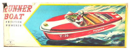 Bateau moteur friction - à,