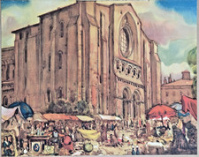 Estampe 1933 : TOULOUSE -