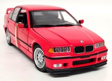 UT 1/18 BMW 318 is 1996 e36 Saloon Red Diecast Scale Model Car