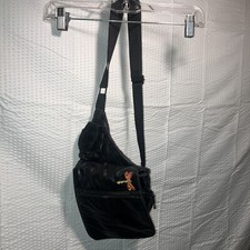 BB Design Black Leather Sling Bag- Small