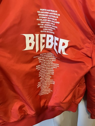 Blouson bombardier rouge homme