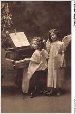 ANBP1-0057-CHILD - Children angels - piano - flowers