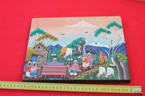 Equateur tableau art naif - equateur,