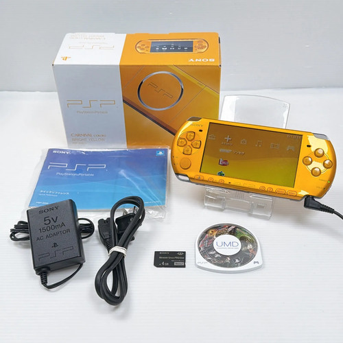 Console sony psp 3000 jaune - sony,