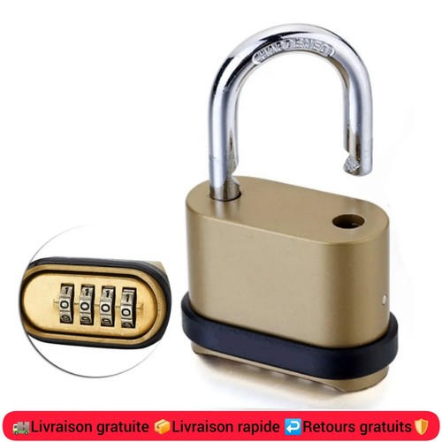 Cadenas combinaison 4 - cadenas, à
