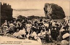 Old postcard BIARRITZ Artistique - La anthiliere (450323)