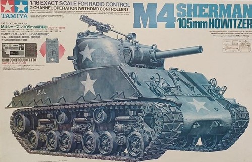 Tamiya sherman 105mm - 1/16,